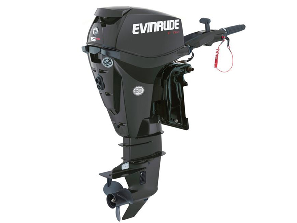 2018 Evinrude E-TEC 15 HP E15HTGL H.O. Kicker Engine