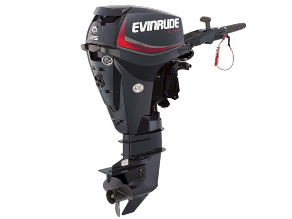 2018 Evinrude E-TEC 25 HP E25DGTE Outboard Motor