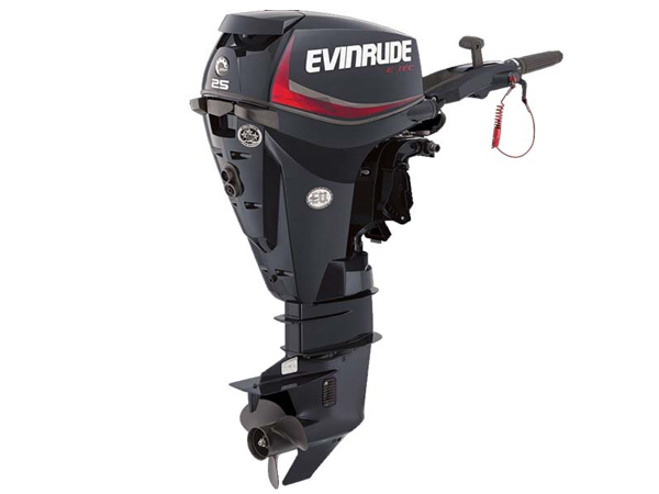 2018 Evinrude E-TEC 25 HP E25DRG Outboard Motor
