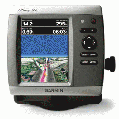 GARMIN GPSMAP 546 COLOR GPS CHARTPLOTTER WITH PRE-LOADED COASTAL MAPS