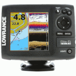 LOWRANCE 000-11652-001 ELITE-5 CHIRP FISHFINDER/CHARTPLOTTER GOLD - 83/200 AND 455/800 TRANSOM MOUNT