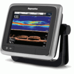 RAYMARINE A68 WIFI 5.7 TOUCH MFD W/CHIRP DOWNVISION, CPT-100 NA GOLD