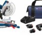 Bosch 12in Miter Saw with 18V EC Flexiclick 5 In 1 Drill/Driver System Kit Bundle