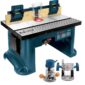 Bosch Benchtop Router Table with 2.25 HP Combination Plunge and Fixed Base Router Bundle