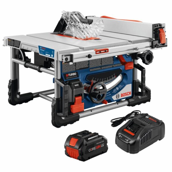 Bosch PROFACTOR 18V 8 1/4in Portable Table Saw Kit with 1 CORE18V 8.0 Ah PROFACTOR Performance Battery Bosch PROFACTOR 18V 8 1/4in Portable Table Saw Kit with 1 CORE18V 8.0 Ah PROFACTOR Performance Battery