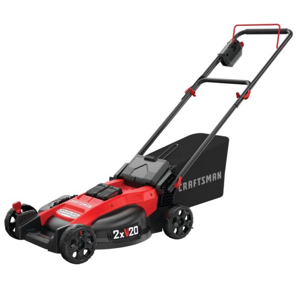 CRAFTSMAN V20* 2x20V 20 Inch Brushless Cordless Push Mower CRAFTSMAN V20* 2x20V 20 Inch Brushless Cordless Push Mower