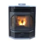 Cleveland Iron Works No.210 Bay Front Pellet Stove, 1,800 to 2,500 sq. ft., 66 lb. Hopper