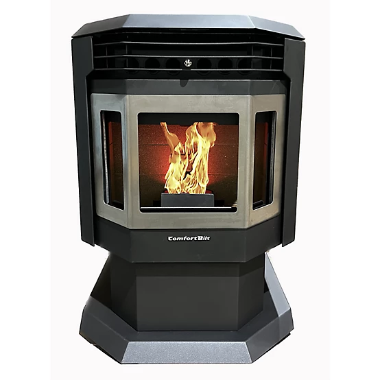 ComfortBilt HP21 Pellet Stove, 2,400 sq. ft., Black
