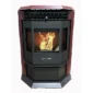 ComfortBilt HP22 Pellet Stove, 2,800 sq. ft., 55 lb. Hopper Capacity, Burgundy