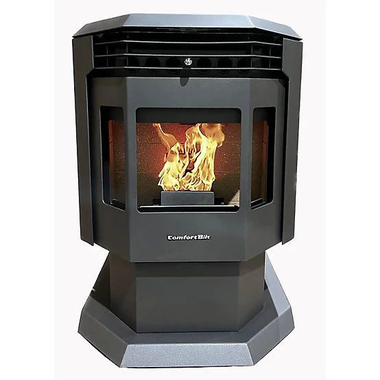 ComfortBilt Pellet Stove, 2,400 sq. ft., Carbon Black