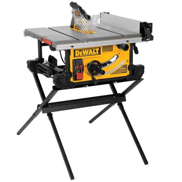 DEWALT 10 In. Job Site Table Saw with Scissor Stand DEWALT 10 In. Job Site Table Saw with Scissor Stand
