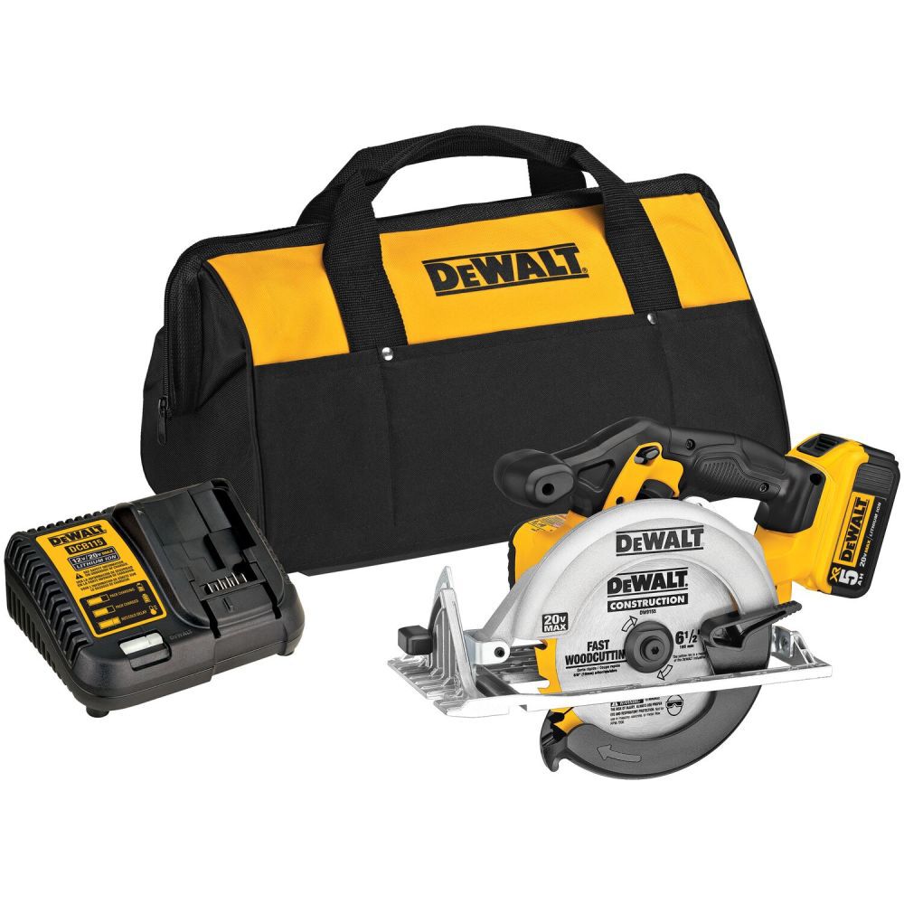 DEWALT 20 V MAX Lithium Ion Circular Saw Kit