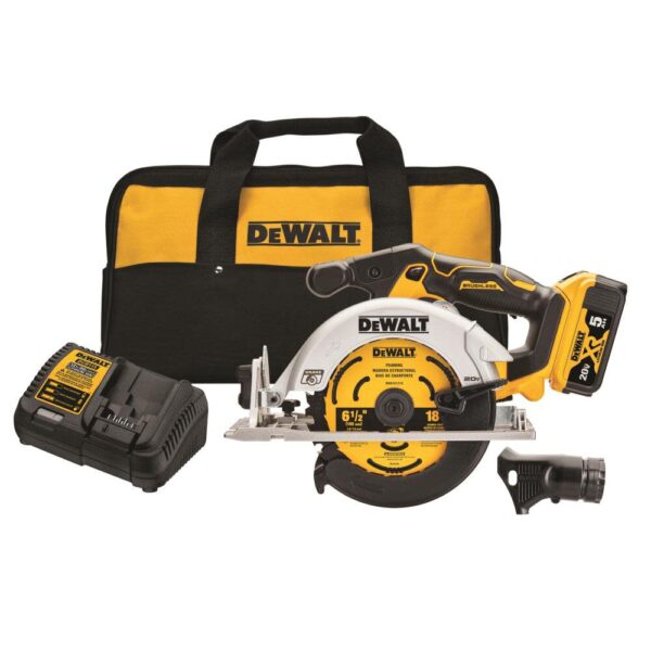 DEWALT 20V MAX 6-1/2 in. Brushless Cordless Circular Saw Kit DEWALT 20V MAX 6-1/2 in. Brushless Cordless Circular Saw Kit