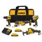 DEWALT ATOMIC 20V MAX Brushless 4 Tool Combo Kit
