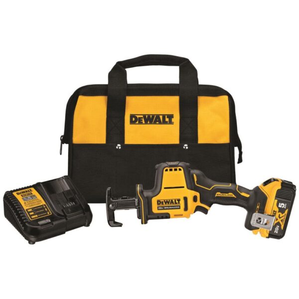 DEWALT ATOMIC 20V MAX Cordless One-Handed Reciprocating Saw Kit DEWALT ATOMIC 20V MAX Cordless One-Handed Reciprocating Saw Kit