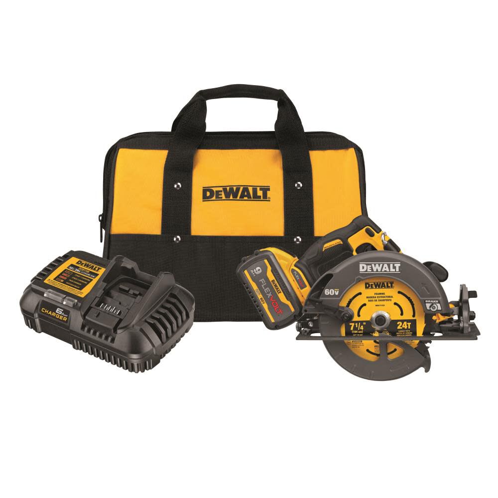 DEWALT FLEXV 60V MAX 7 1/4in Circular Saw with Brake Kit
