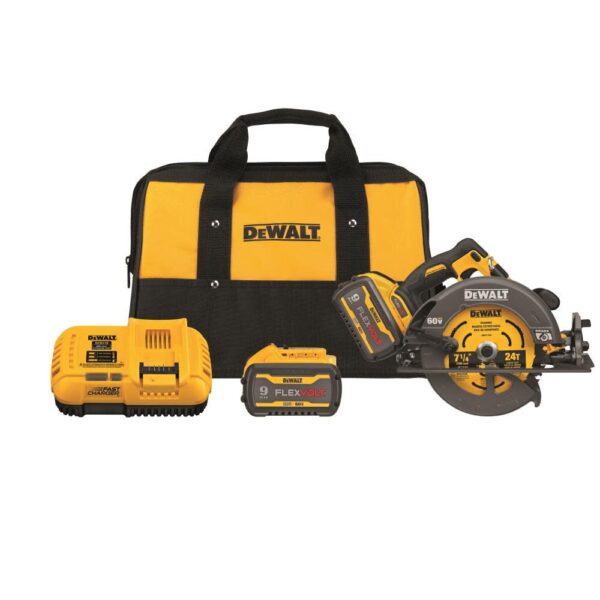 DEWALT FLEXVOLT 60V MAX 7-1/4in Circular Saw Kit with Brake Brushless DEWALT FLEXVOLT 60V MAX 7-1/4in Circular Saw Kit with Brake Brushless