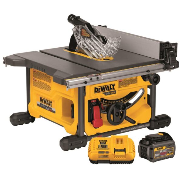 DEWALT FLEXVOLT 60V MAX 8-1/4In Table Saw Kit DEWALT FLEXVOLT 60V MAX 8-1/4In Table Saw Kit
