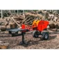 DK2 Power 40-Ton Gas-Powered 7 HP KINETIC Log Splitter, Kohler Command PRO 208cc Engine, 1-Second Cycle