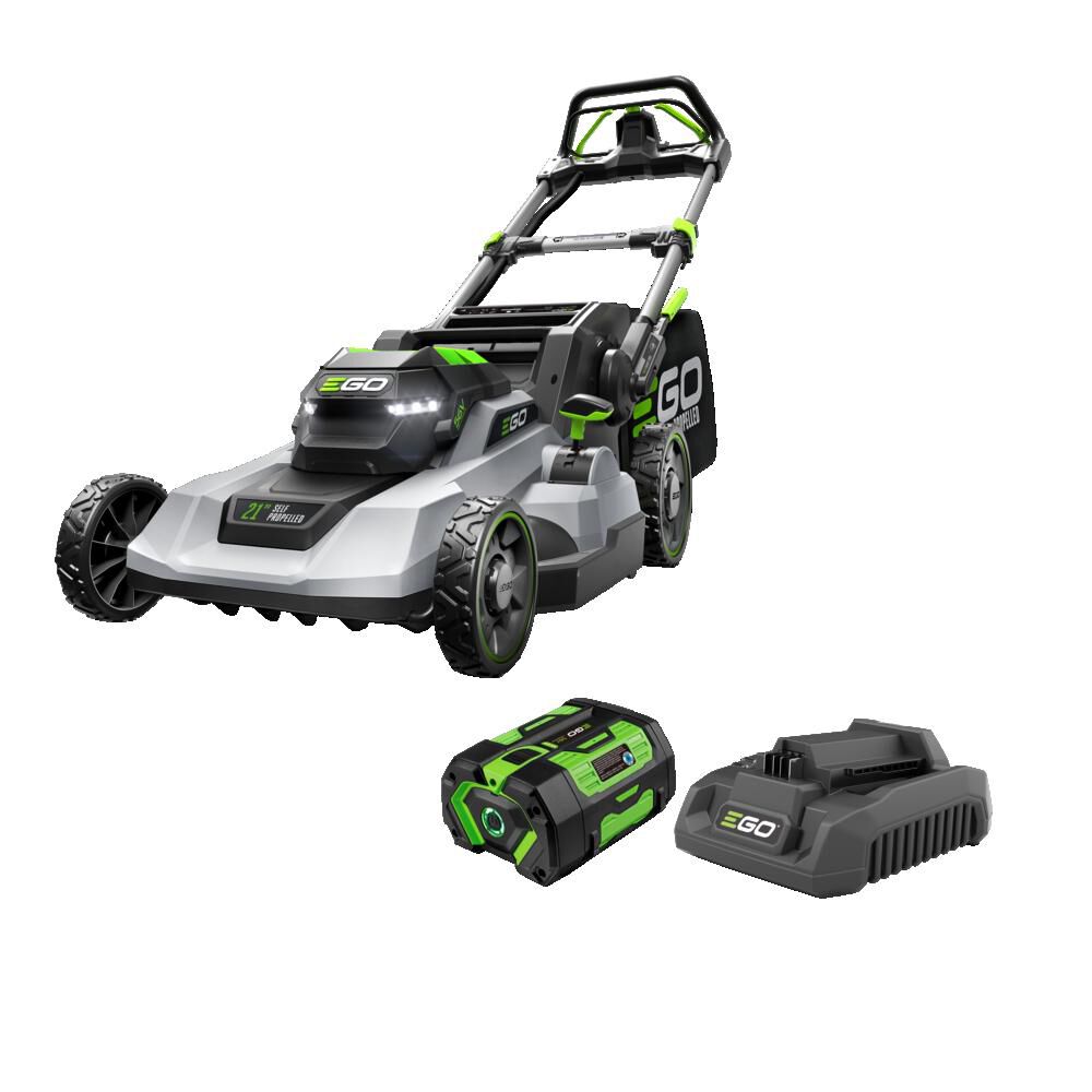 EGO POWER+ 21 Lawn Mower Kit Self Propelled with 6.0Ah Battery and 320W Charger