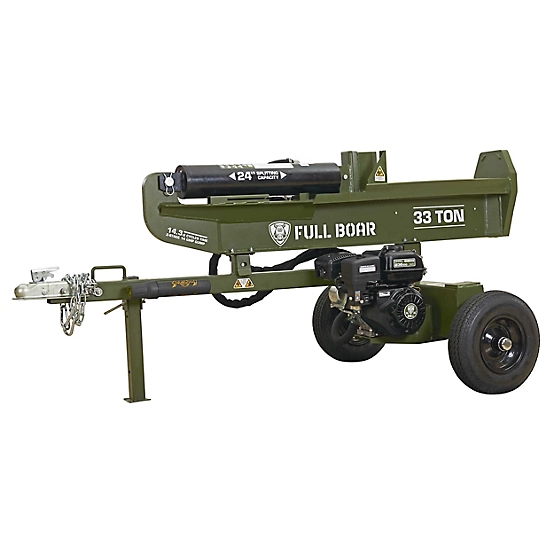 Full Boar 33-Ton Gas-Powered Log Splitter, 236cc Engine