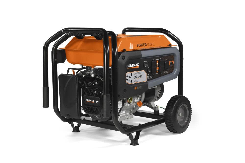 Generac GP6500 389cc Engine with PowerRush and COSense - 49 St/Can