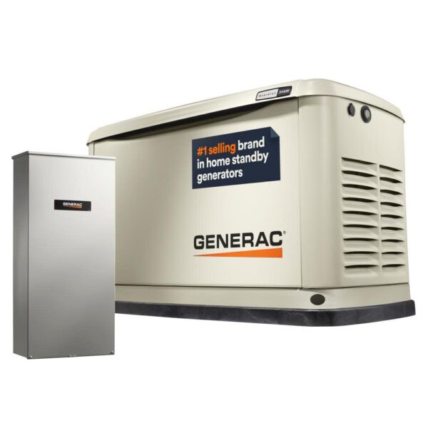 Generac Guardian 24kW Home Standby Generator with RXSW200A3 Transfer Switch Generac Guardian 24kW Home Standby Generator with RXSW200A3 Transfer Switch