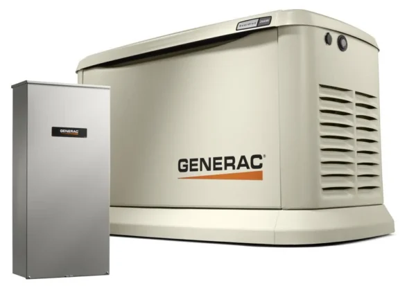 Generac Guardian 26kW Air-Cooled Standby Generator with Whole House Switch Wi-Fi Enabled Generac Guardian 26kW Air-Cooled Standby Generator with Whole House Switch Wi-Fi Enabled