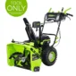 Greenworks 24 in. Self-Propelled Pro 60V Brushless Cordless Zero-Turn 2-Stage Snow Thrower, Tool Only