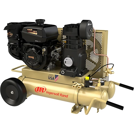 Ingersoll Rand 9.5 HP 8 gal. Single-Stage Gas Drive Portable Compressor, 135 PSI Ingersoll Rand 9.5 HP 8 gal. Single-Stage Gas Drive Portable Compressor, 135 PSI