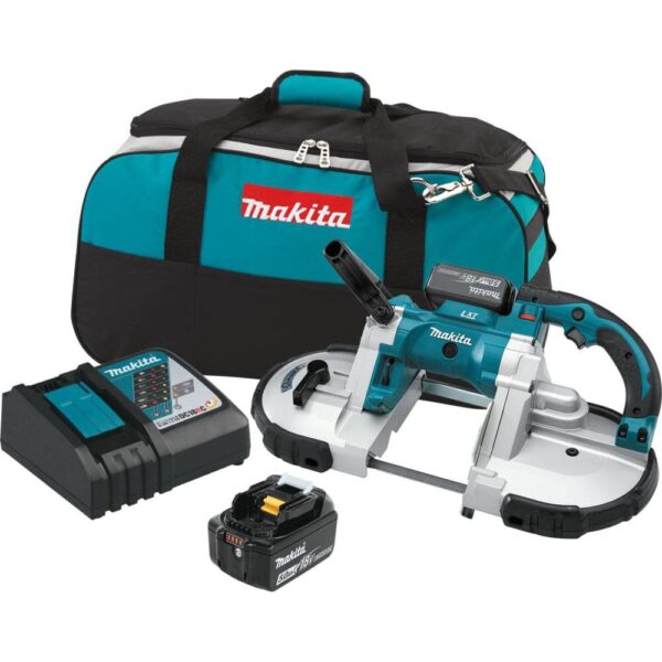 Makita 18 Volt LXT Lithium-Ion Cordless Portable Band Saw 5 Ah Kit Makita 18 Volt LXT Lithium-Ion Cordless Portable Band Saw 5 Ah Kit