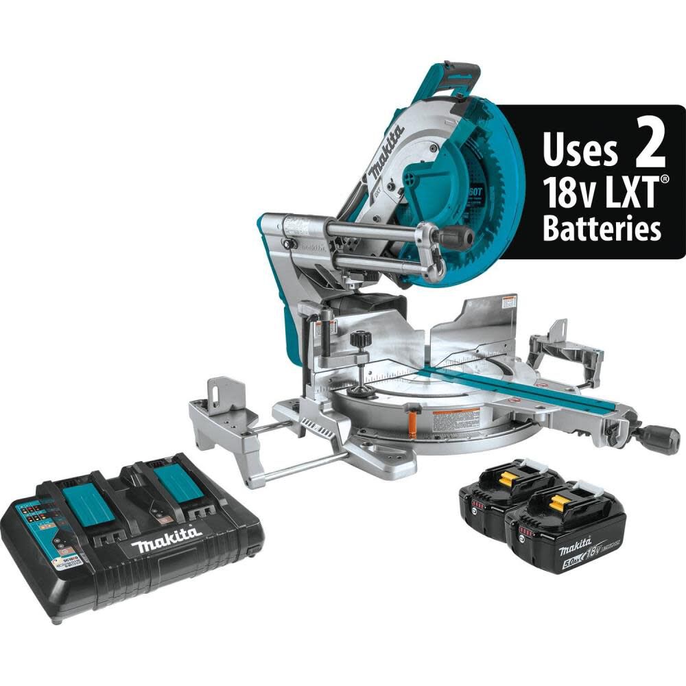 Makita 18V X2 (36V) LXT 10in Miter Saw 5Ah Kit AWS & Laser | Sale ...