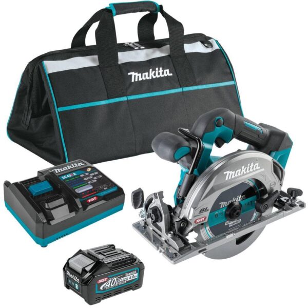 Makita 40V max XGT 6-1/2 in Circular Saw Cordless 4.0Ah Kit, AWS Capable Makita 40V max XGT 6-1/2 in Circular Saw Cordless 4.0Ah Kit, AWS Capable