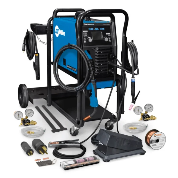 Miller Multimatic 220 AC/DC Welder w/Dual Cart and Wireless Foot Control (951000104) Miller Multimatic 220 AC/DC Welder w/Dual Cart and Wireless Foot Control (951000104)