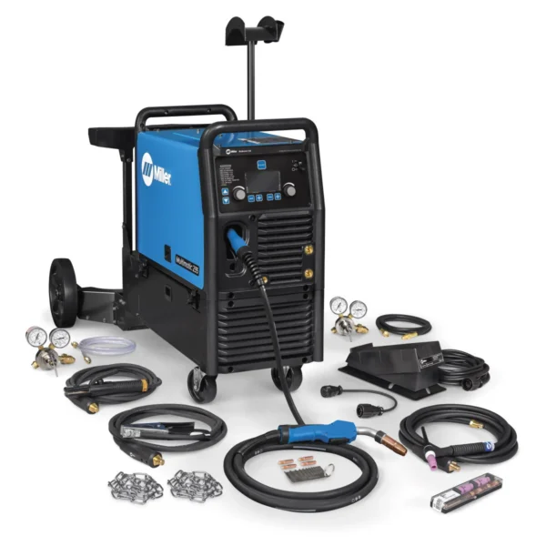 Miller Multimatic 235 Multiprocess Welder w/Dual Cylinder Cart and TIG Kit (951847) Miller Multimatic 235 Multiprocess Welder w/Dual Cylinder Cart and TIG Kit (951847)