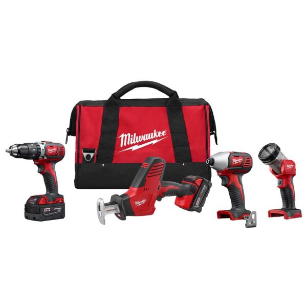 Milwaukee M18 4-Piece Combo Kit Milwaukee M18 4-Piece Combo Kit