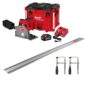Milwaukee M18 FUEL 6 1/2 Plunge Track Saw Kit 106inch Guide Rail with Clamps Bundle