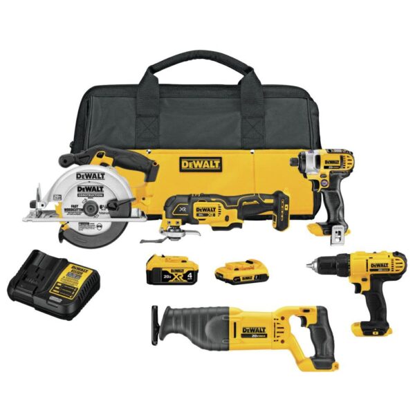 NEW DEWALT 20V 5-Tool Combo Kit NEW DEWALT 20V 5-Tool Combo Kit