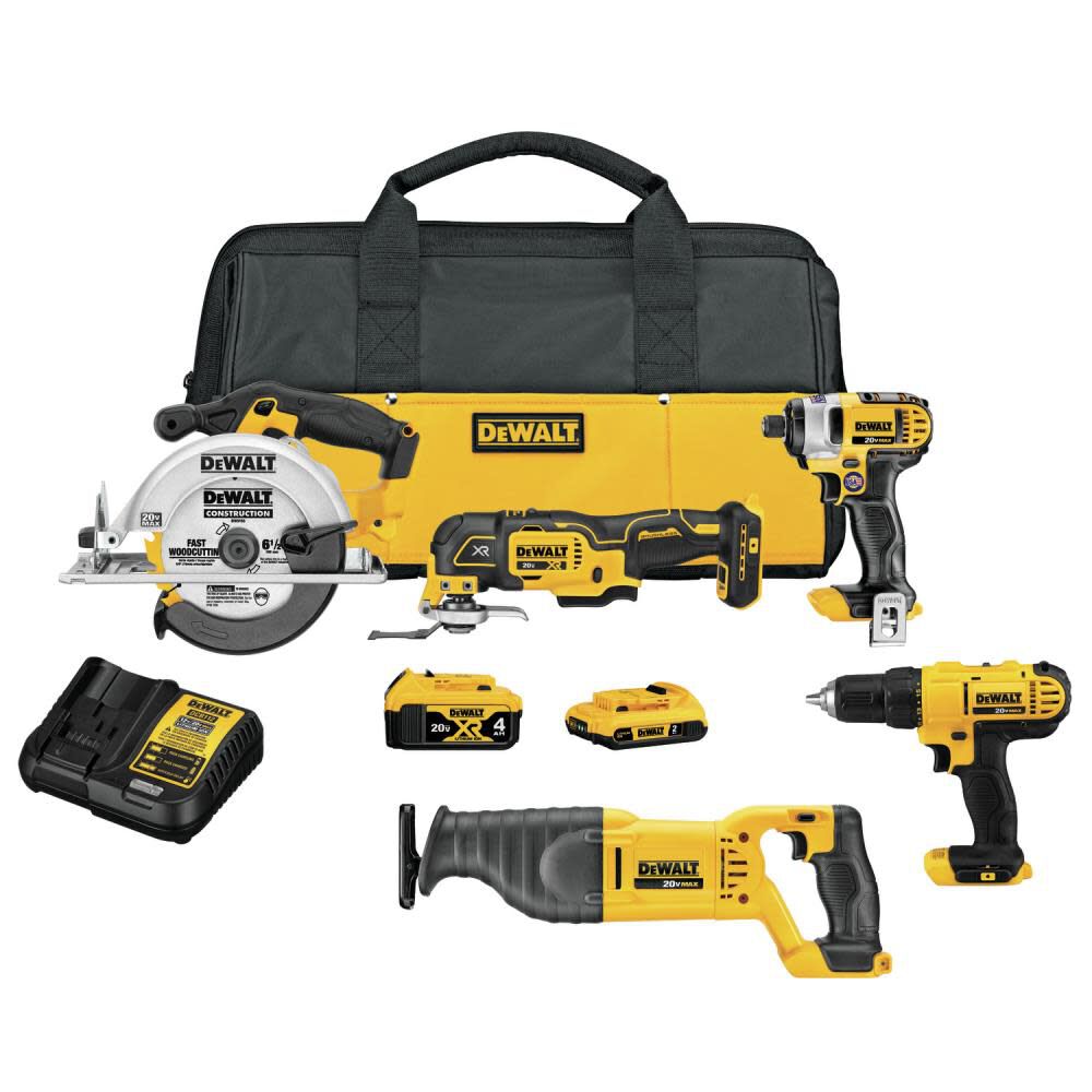 NEW DEWALT 20V 5-Tool Combo Kit