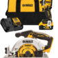 NEW DEWALT 20V MAX 1/4in Impact Driver & 6-1/2in Brushless Cordless Circular Saw Combo Kit Bundle
