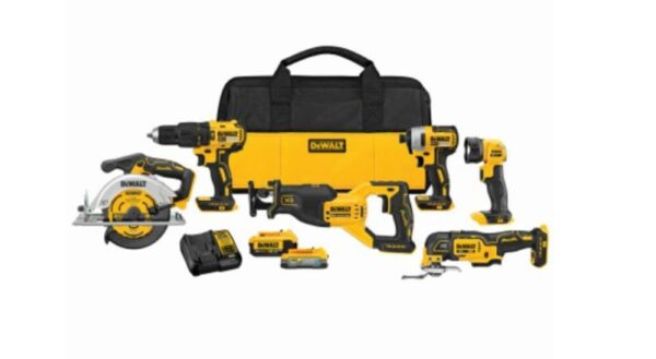NEW DEWALT 20V MAX Brushless 6-Tool Combo Kit NEW DEWALT 20V MAX Brushless 6-Tool Combo Kit