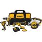 NEW DEWALT 20V MAX XR 4 Tool Combo Kit
