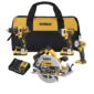 NEW DEWALT 20V MAX XR Compact 4-Tool Combo Kit