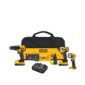NEW DEWALT 4-Tool 20-Volt Max Lithium Ion Cordless Combo Kit