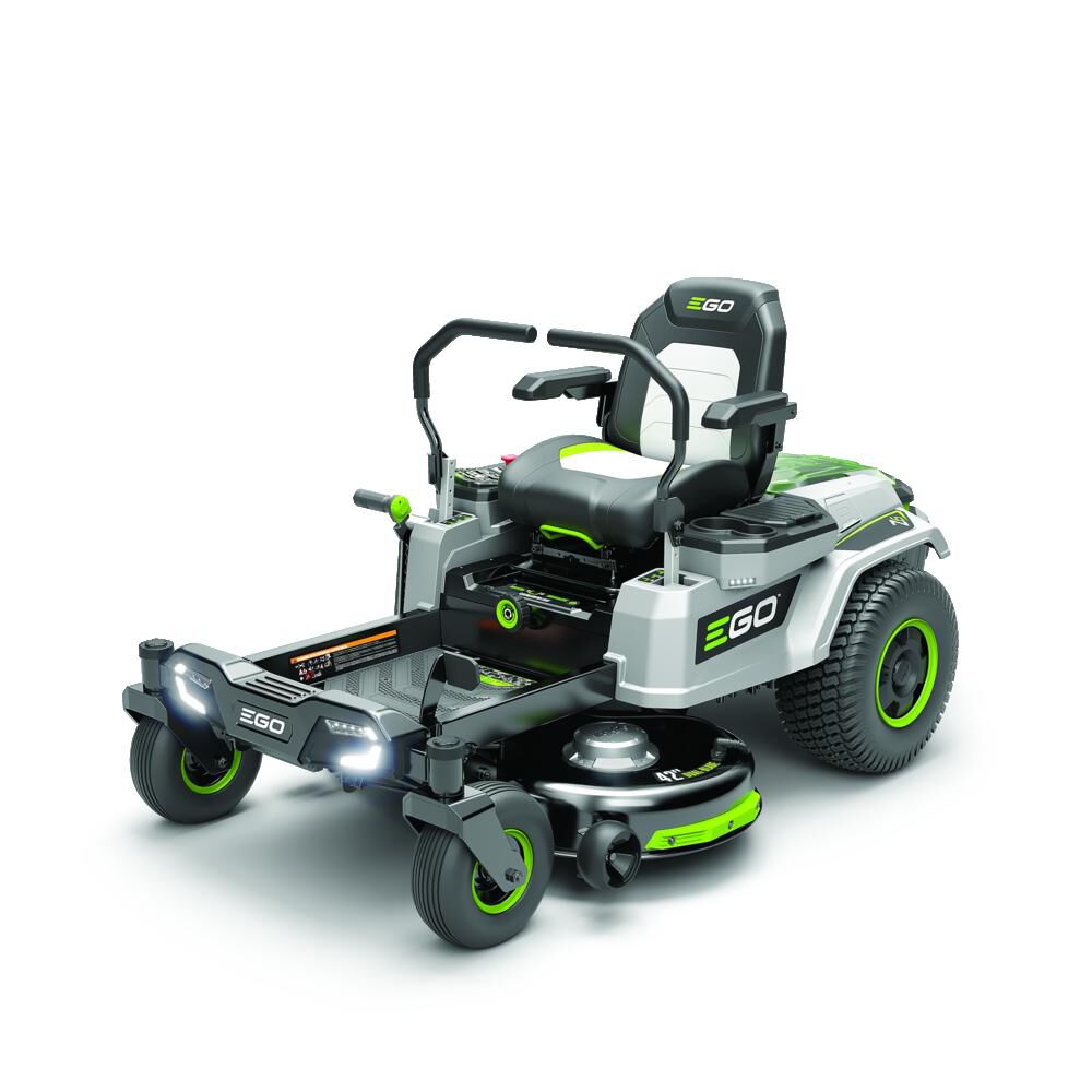 NEW EGO POWER+ Z6 Zero Turn Riding Lawn Mower 42 with Four 56V ARC Lithium 10Ah Batteries and Charger