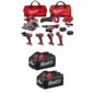 NEW Milwaukee M18 7-Tool Combo Kit, (2) High Output XC6.0 Battery Pack Bundle
