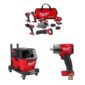 NEW Milwaukee M18 FUEL 5-Tool Combo Kit, Wet/Dry Vacuum, Impact Wrench Bundle