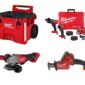 NEW Milwaukee Packout Rolling Tool Box, 2-Tool Kit, Grinder, Hackzall Bundle