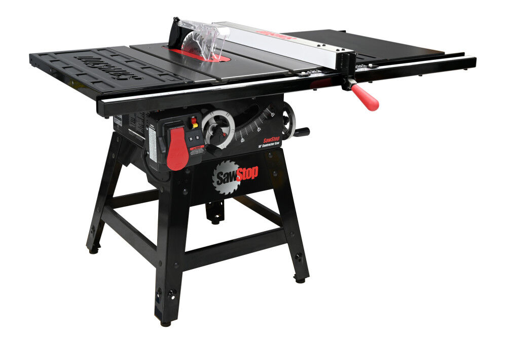 NEW Sawstop Contractor Saw 1.75HP with 30 Inch Premium T-Style Fence & Rail Kit