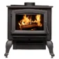 NEW US Stove Wood-Burning Magnolia Stove with Cast-Iron Legs, 2,500 sq. ft., 112,800 BTU